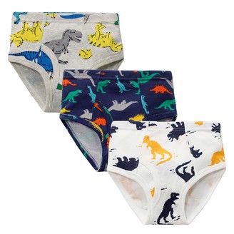 Ecloud Shop Boys Boxer Briefs Children Shorts Cotton Underpants Cartoon Briefs Knickers Trunk Pants Soft and Comfortable