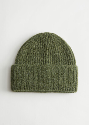 And other stories Ribbed Knit Beanie Hat