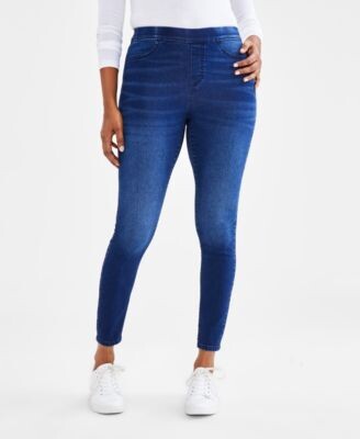 Style Co Womens Mid Rise Pull On Jeggings Created For Macys Pp Xxl