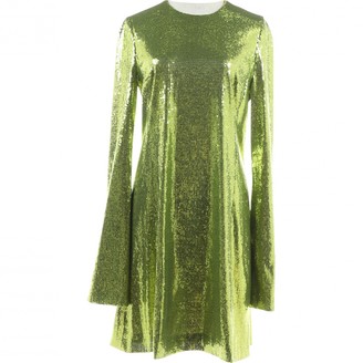 Galvan Green Dress for Women