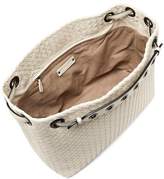 Thumbnail for your product : Bottega Veneta Garda Intrecciato Leather Tote - Womens - Light Grey