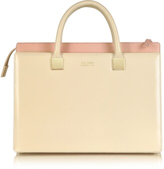 Linda Farrow Anniversary Ayers and Leather Tote