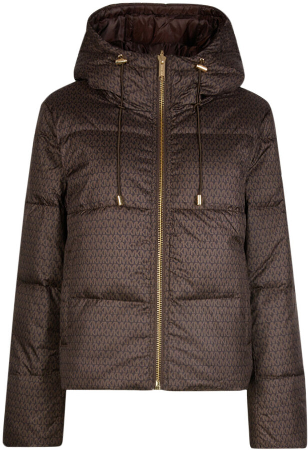 michael kors navy puffer jacket