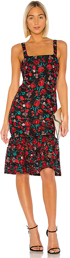 under the stars midi dress