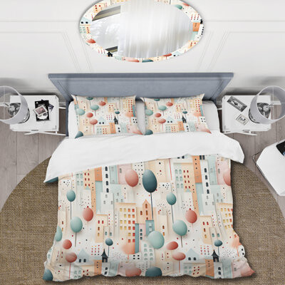 Design Art Architectural Splendor Polka Dots Pattern IV Bedding