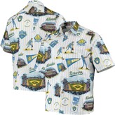 Thumbnail for your product : Reyn Spooner Men's Navy Milwaukee Brewers Scenic Button-Up Shirt