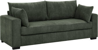 Latitude Run Corduroy With Overstuffed Back Pillows Soft Textured Fabric And Frame For Coastal Decor