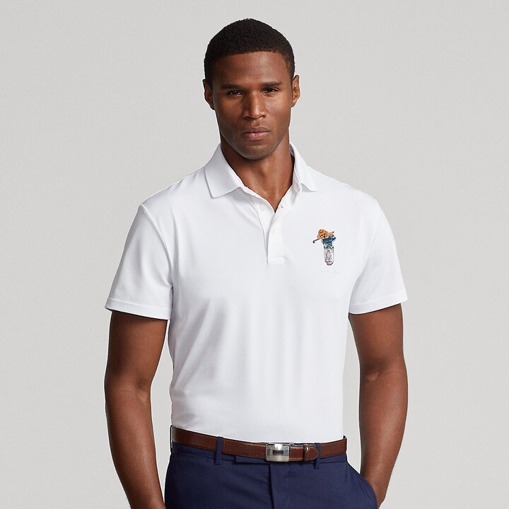 Rlx Golf Ralph Lauren Custom Slim Fit Polo Bear Polo Shirt - ShopStyle