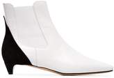 Thumbnail for your product : Givenchy white GV3 two tone Chelsea boots