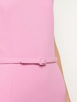 Thumbnail for your product : Oscar de la Renta Ruffled Hem Fitted Dress