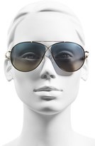 Thumbnail for your product : Tom Ford Women's 'Eva' 61Mm Aviator Sunglasses - Rose Gold/ Grey Mirror Silver