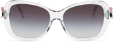 Thumbnail for your product : D&G 1024 D&G Rose-Temple Sunglasses, Crystal