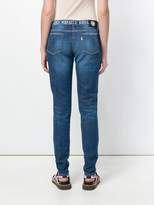 Thumbnail for your product : Kenzo printed waistband slim-fit jeans