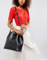 Thumbnail for your product : SANDQVIST Marianne Black Leather Drawstring Shoulder Bag