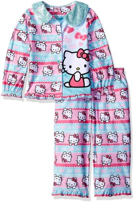 Hello Kitty Little Girls' Toddler "Kitty Infinity" 2-Piece Pajamas