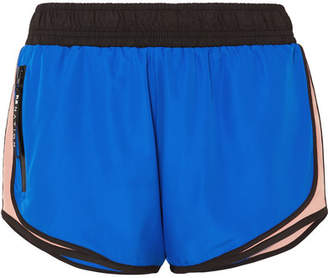 P.E Nation Sprint Vision Color-block Shell Shorts - Blue