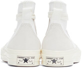 Thumbnail for your product : Converse White & Grey Final Club Chuck 70 High Sneakers