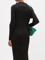 Thumbnail for your product : Pleats Please Issey Miyake High-neck Technical-pleated Jersey Top - Black