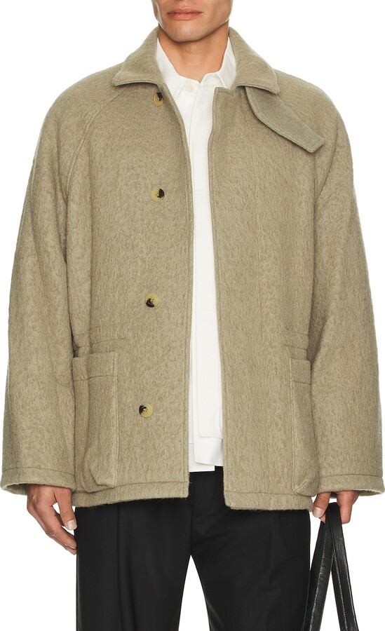Greg Lauren GL1 button spine coat Wool Coats