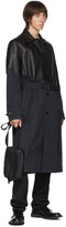 Thumbnail for your product : Bottega Veneta Navy & Black Trench Coat