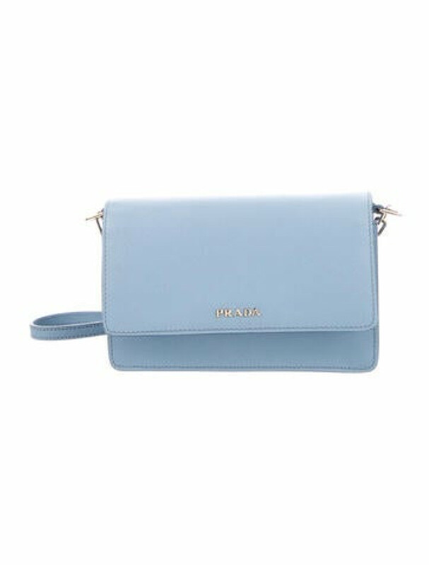prada saffiano flap wallet