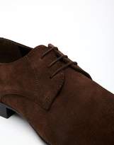 Thumbnail for your product : ASOS Design Derby Shoes in Suede-Brown