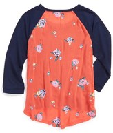 Thumbnail for your product : Splendid Mix Print High/Low Top (Big Girls)
