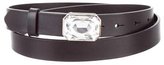 Thumbnail for your product : Dries Van Noten Leather Crystal-Embellished Belt