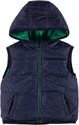 Mayoral Reversible Quilted Vest, Size 6-36 Months