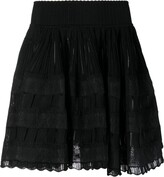 Thumbnail for your product : Alaia Tulle A-Line Skirt