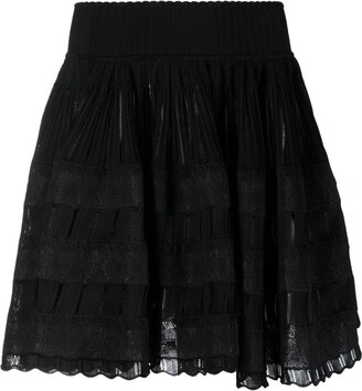 Alaia Tulle A-Line Skirt