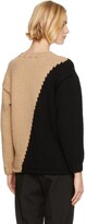 Thumbnail for your product : PARTOW Black & Beige Mia Sweater