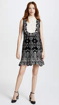 Thumbnail for your product : Anna Sui Embroidered Victorian Velvet Dress