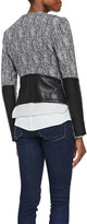 Thumbnail for your product : Theory Remrita Crewneck Two-Tone Sweater