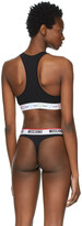 Thumbnail for your product : Moschino Black Multicolor Teddy Bra