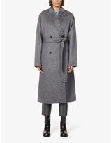 Thumbnail for your product : Acne Studios Owanne double-breasted wool-blend coat