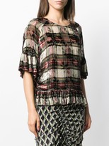 Thumbnail for your product : Preen by Thornton Bregazzi Vivienne tartan blouse