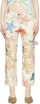 Thumbnail for your product : Collina Strada Beige Star Chason Jeans