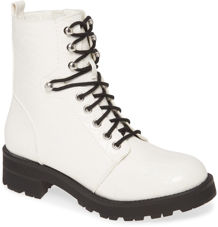 mia indigo combat boots