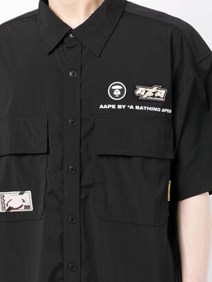 AAPE BY *A BATHING APE® Patch Detail Short-Sleeved Shirt