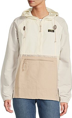 L.L. Bean Mountain Classic Color Block Anorak Jacket