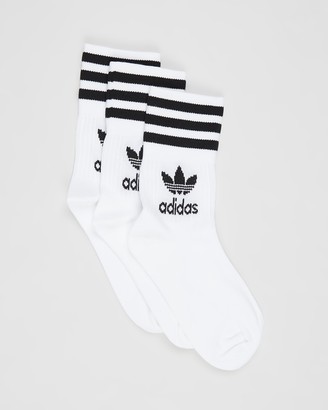 adidas White Crew Socks - Mid Cut Crew Socks