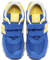 Thumbnail for your product : New Balance 574 Suede & Mesh Strap Sneakers