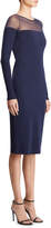 Thumbnail for your product : Ralph Lauren Collection Long-Sleeve Illusion Body-Con Dress
