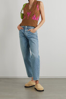 Thumbnail for your product : AGOLDE High-rise Tapered Organic Jeans - Mid denim - 23
