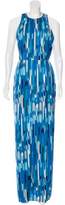 Thumbnail for your product : Lela Rose Geo- Print Maxi Dress