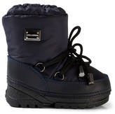 Thumbnail for your product : Dolce & Gabbana Navy Snow Boots with Branded Plaque