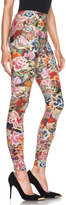 Thumbnail for your product : Alexander McQueen Print Polyamide-Blend Legging in Red Floral