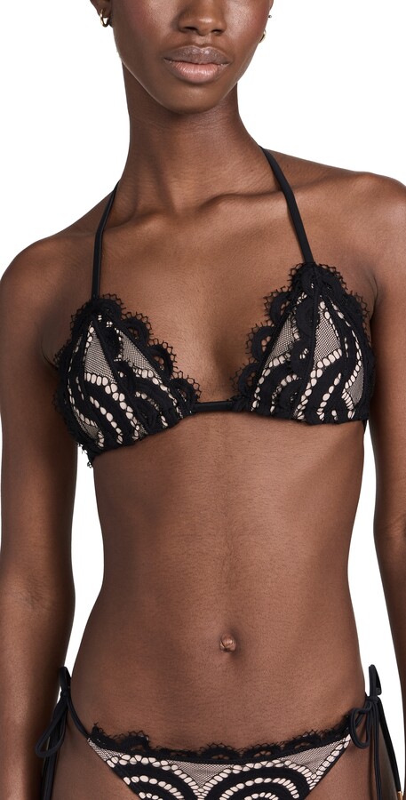 PQ Swim Lace Triangle Bikini Top