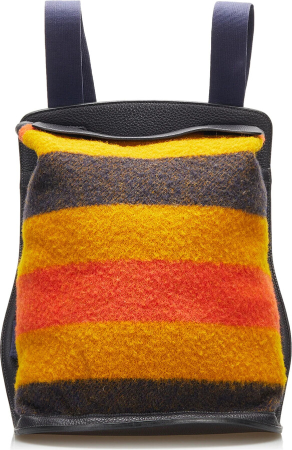 Hermes Sherpa wool backpack ShopStyle